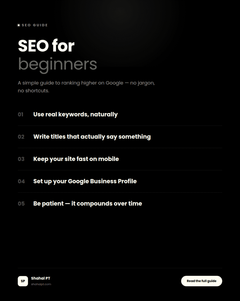 SEO for Beginners
